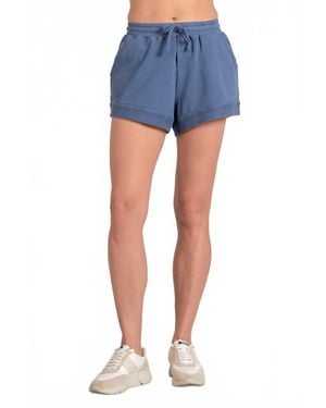 Elan Cute Sweat Shorts - Blue