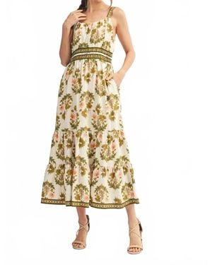 Jodifil Empire Dress - Metallic