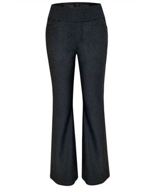 Ethyl Pull-On Wide Leg Pants - Blue
