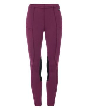 Kerrits Kid's Performance Knee Patch Tight With Pocket - Purple