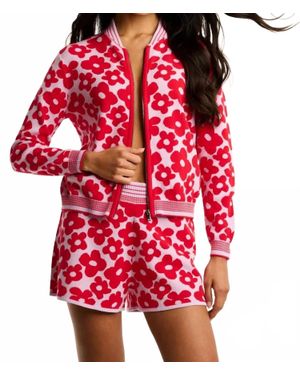 Lisa Todd Daisy Dreamer Cotton Shorts - Red
