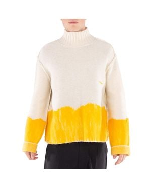 A_COLD_WALL* A Cold Wall Saturate Knit High Neck Sweater - Yellow