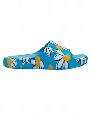 Melissa Free Print Slide Sandals - Blue