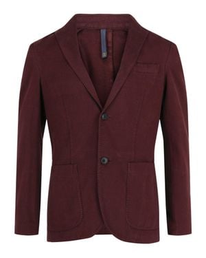 Slowear Monterdoro Single-Breasted Slim Fit Blazer - Purple
