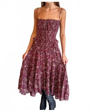 Olivaceous Crisp Air Cutie Dress - Red