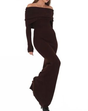 Rumored Winona Maxi Dress - Purple