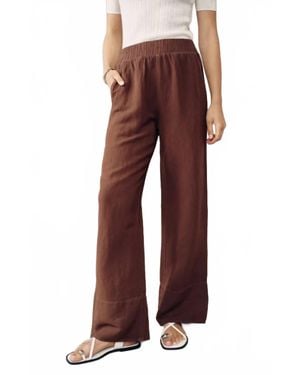 Bella Dahl Wide Leg Pant - Red