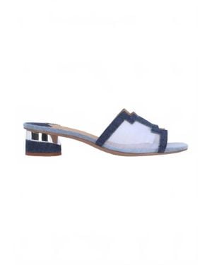 J. Reneé Amorra Square Toe Sandal - Blue