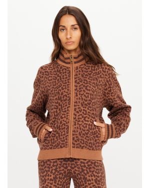 The Upside Malawi Margot Knit Jacket - Brown