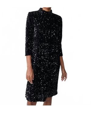J.McLaughlin Sequin Shift Dress - Black