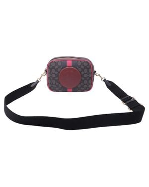COACH Mini Dempsey Camera Bag Signature Jacquard - Purple