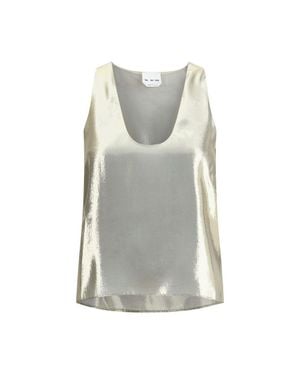 Sa Su Phi Silk Sleeveles T-Shirt - Gray