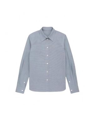 WE-AR4 Fitted Collared Shirt - Blue