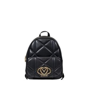 Love Moschino Polyethylene Backpack - Black