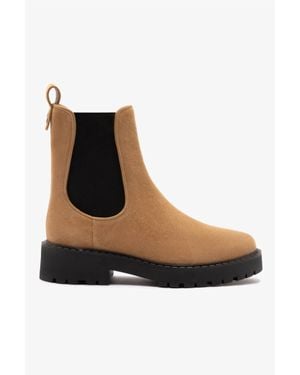 Larroude Sancha Boot - Brown