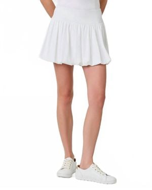 Lilly Pulitzer Giorgie Upf 50+ Bubble Skort - White