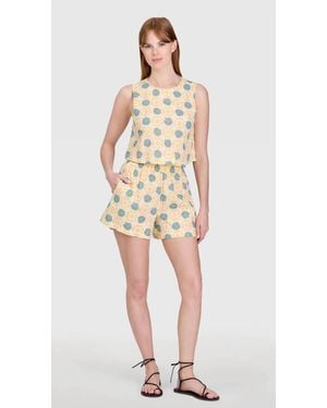 Livro Porch Posy Pool Short - White