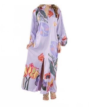 Emily Mccarthy Fiona Dress - Purple