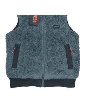 BASS OUTDOOR Route Hiking Faux Sherpa Vest - Blue