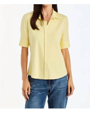 Drew Lotus Shirt Top - Yellow
