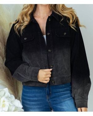 White Birch Corduroy Jacket - Blue