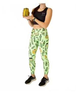 ChicknLegs Pickles Leggings - Green
