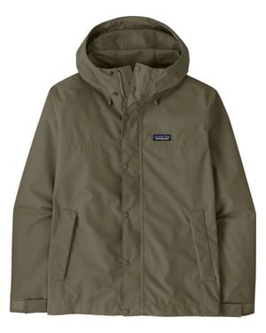 Patagonia Functional Rain Jacket With Adjustable Features - Green