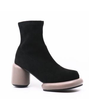 All Black Mod Stretch Bootie - Black