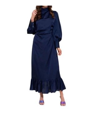 Alden Adair Parker Dress - Blue