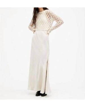 Miou Muse Lumi Maxi Dress - White