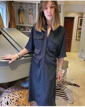 Gracia Midi Dress - Blue