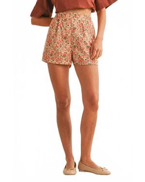 Anniewear Rosey Corduroy Shorts - Orange