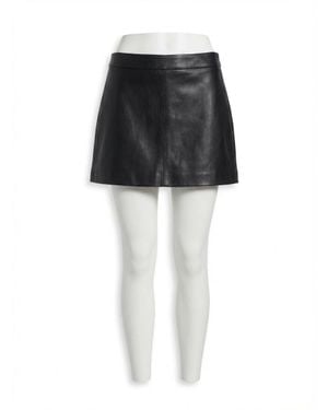 Z Supply Ciera Faux Leather Mini Skirt - Black