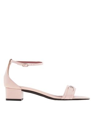 Bally Cloto Patent Leather Sandals - White