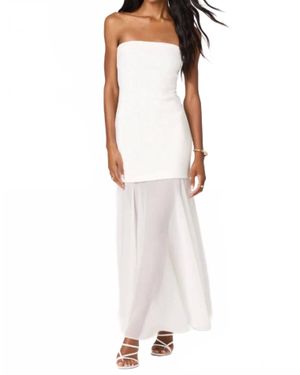 Astr Lizet Maxi Dress - White