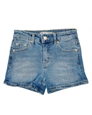 Tractr Girls Brittany Basic Five Pocket Shorts - Blue