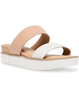 Dolce Vita Nilo Two-Band Slip On Sport Sandals - Metallic