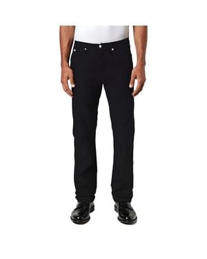 Calvin Klein Stretch Straight Leg Slim Jeans - Black