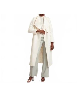 Ted Baker Rosell Cashmere Belted Wrap Coat - Natural