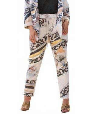 Gigi Moda Figo Tie-Waist Pants - Black