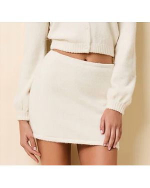 Solid & Striped Ronnie Mini Skirt - Natural
