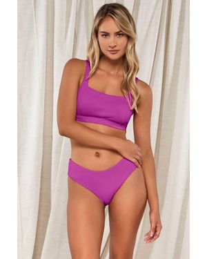 Swim Systems Rib Hazel Hipster Bikini Bottom - Pink