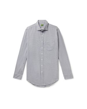 Sid Mashburn Spread Collar Sport Shirt - Gray