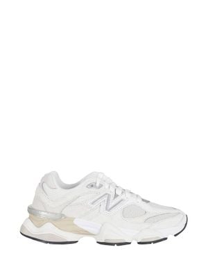 New Balance And Lifestyle U9060 Mesh Suede Rubber Sneakers - White