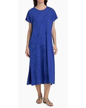 Johnny Was Antoinette Knit Dress - Blue