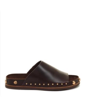 Kelsi Dagger Brooklyn Squish Stud Sandals - Brown