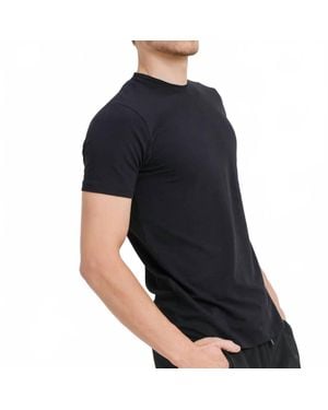 Mono B Cool Touch Cotton Blend Crewneck Essential Tee - Black
