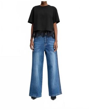 Munthe Rach Lace Top - Blue