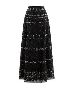 Saiid Kobeisy Corset With Beaded Skirt - Black