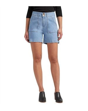 Jag High Rise Utility Short - Blue